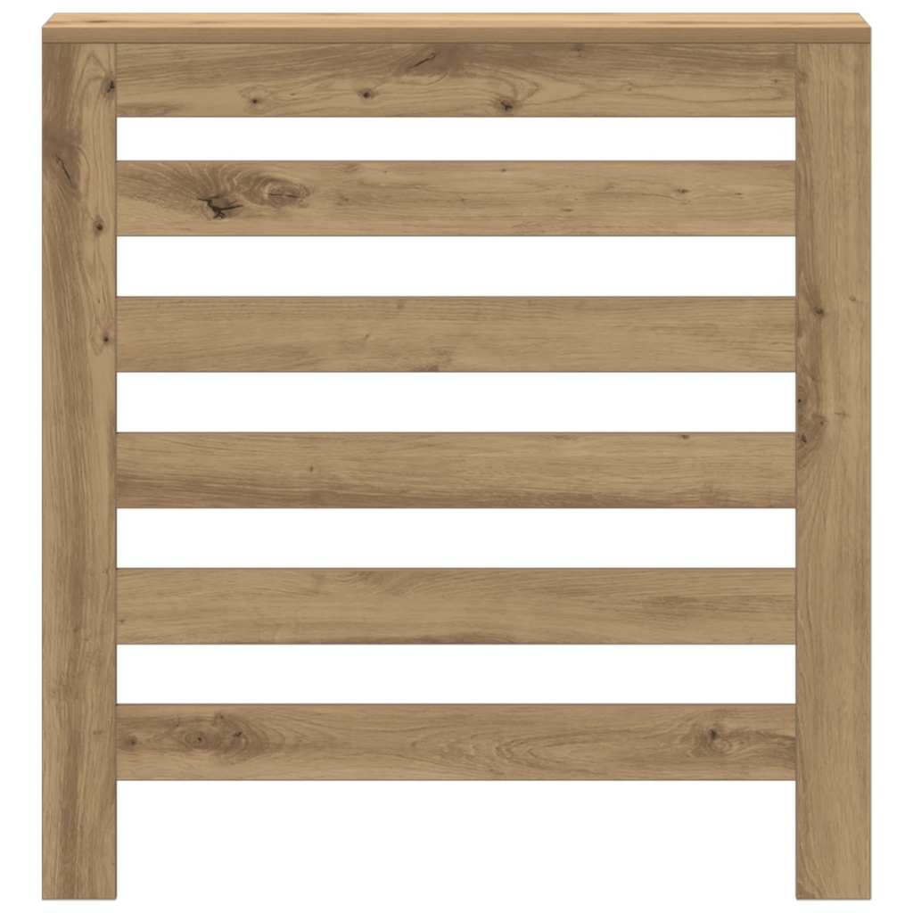 Vidaxx-Heizkörpergehäuse 78 x 20 x 82 cm, handgefertigtes Holz, handwerkliche Eichenfarbe