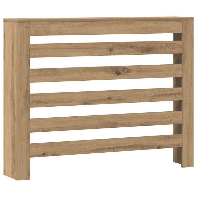 Vidaxx-Heizkörpergehäuse 104 x 20 x 82 cm, handgefertigtes Holz, handwerkliche Eichenfarbe