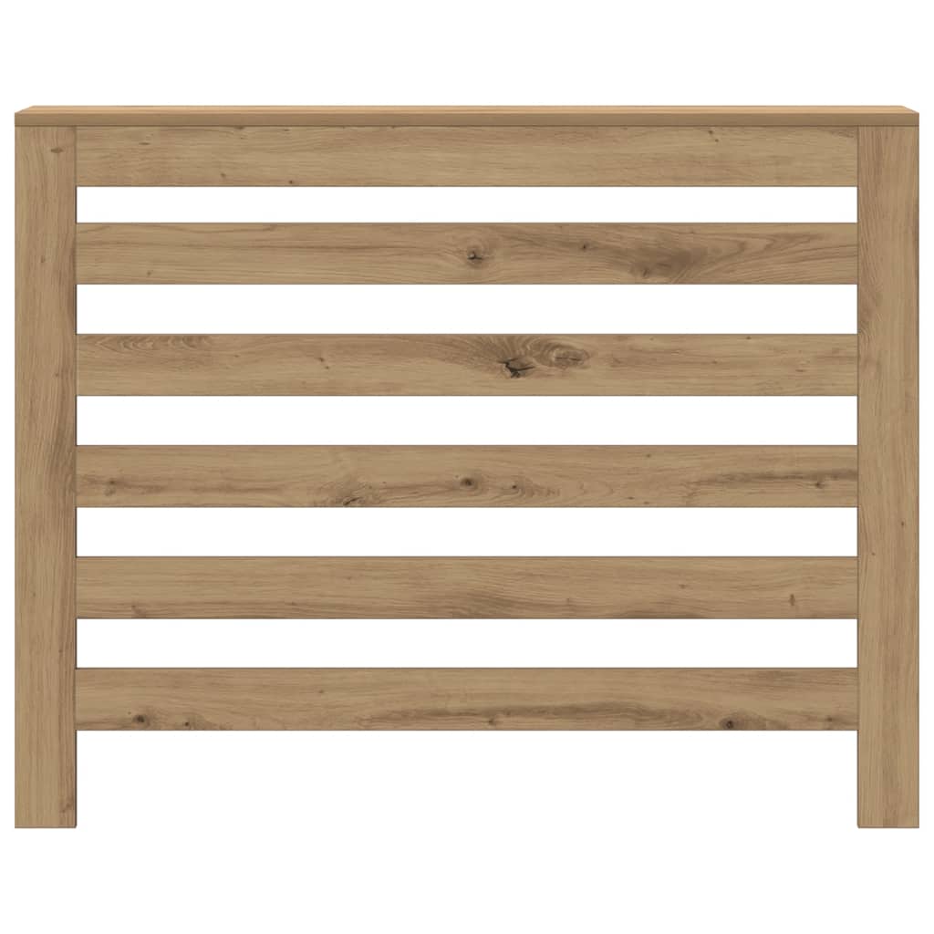 Vidaxx-Heizkörpergehäuse 104 x 20 x 82 cm, handgefertigtes Holz, handwerkliche Eichenfarbe