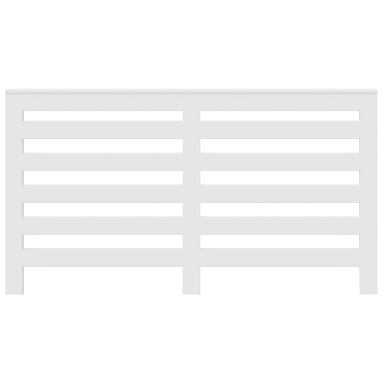 VIDAXL -Radiatorkonstruktion 149x20x82 cm verarbeitetes Holz weiß
