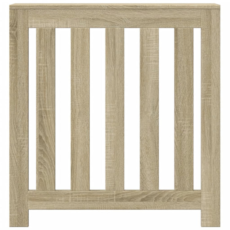 VIDAXL -Radiatorkonstruktion 78x20x82 cm verarbeitetes Holz Sonoma Eiche -Colored