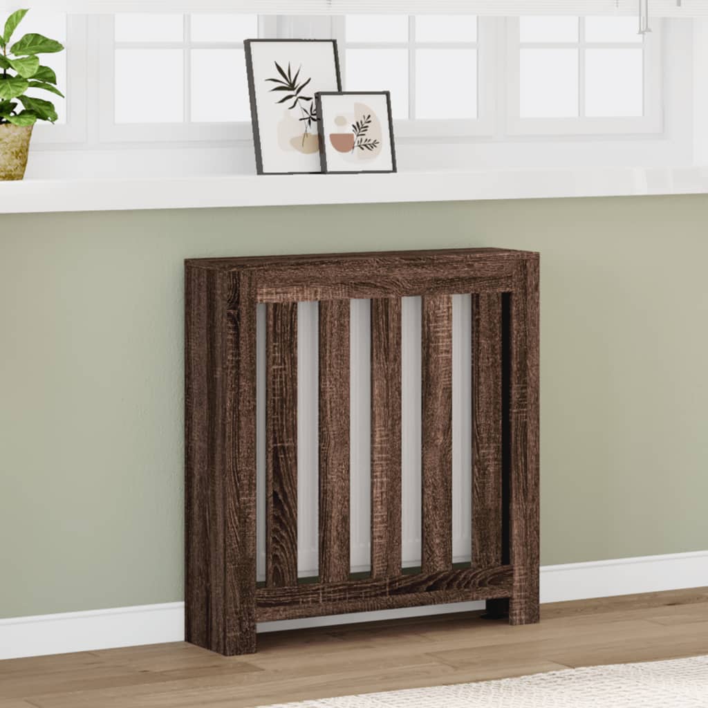 Vidaxx-Heizkörpergehäuse 78x20x82 cm, Holzwerkstoff, braune Eiche