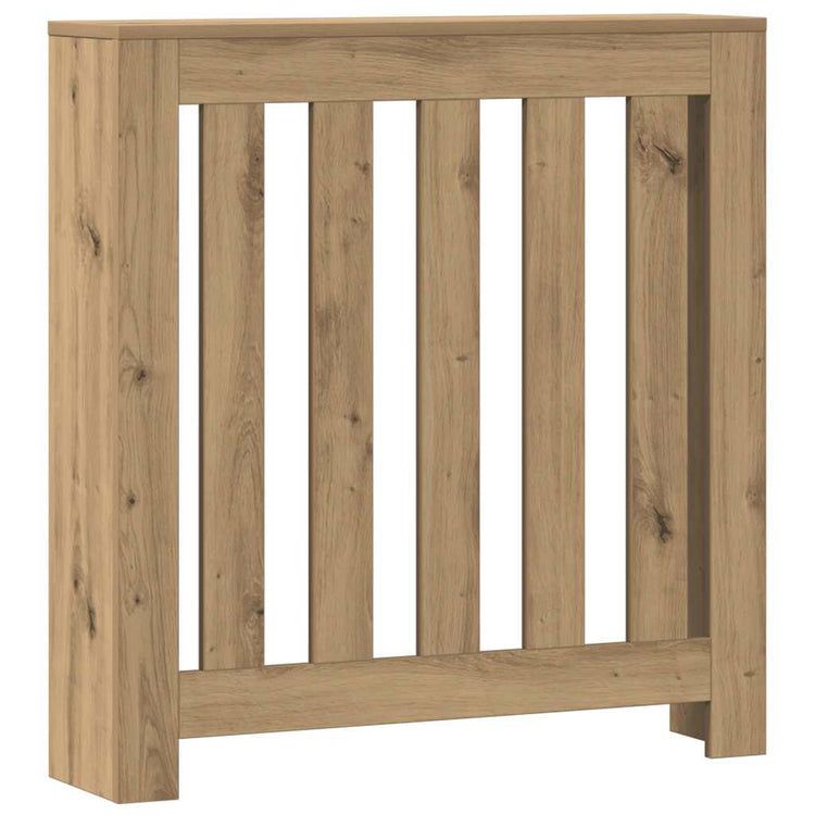 Vidaxx-Heizkörpergehäuse 78 x 20 x 82 cm, handgefertigtes Holz, handwerkliche Eichenfarbe