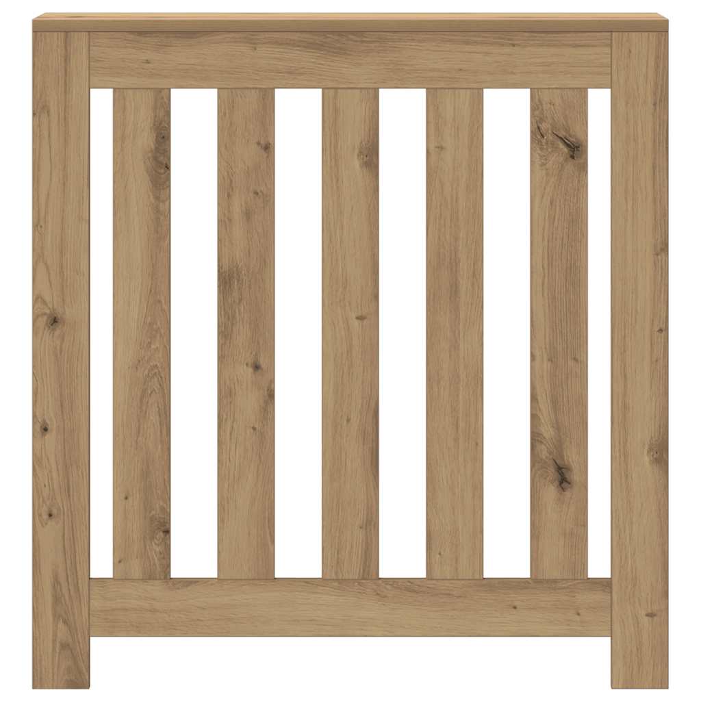 Vidaxx-Heizkörpergehäuse 78 x 20 x 82 cm, handgefertigtes Holz, handwerkliche Eichenfarbe