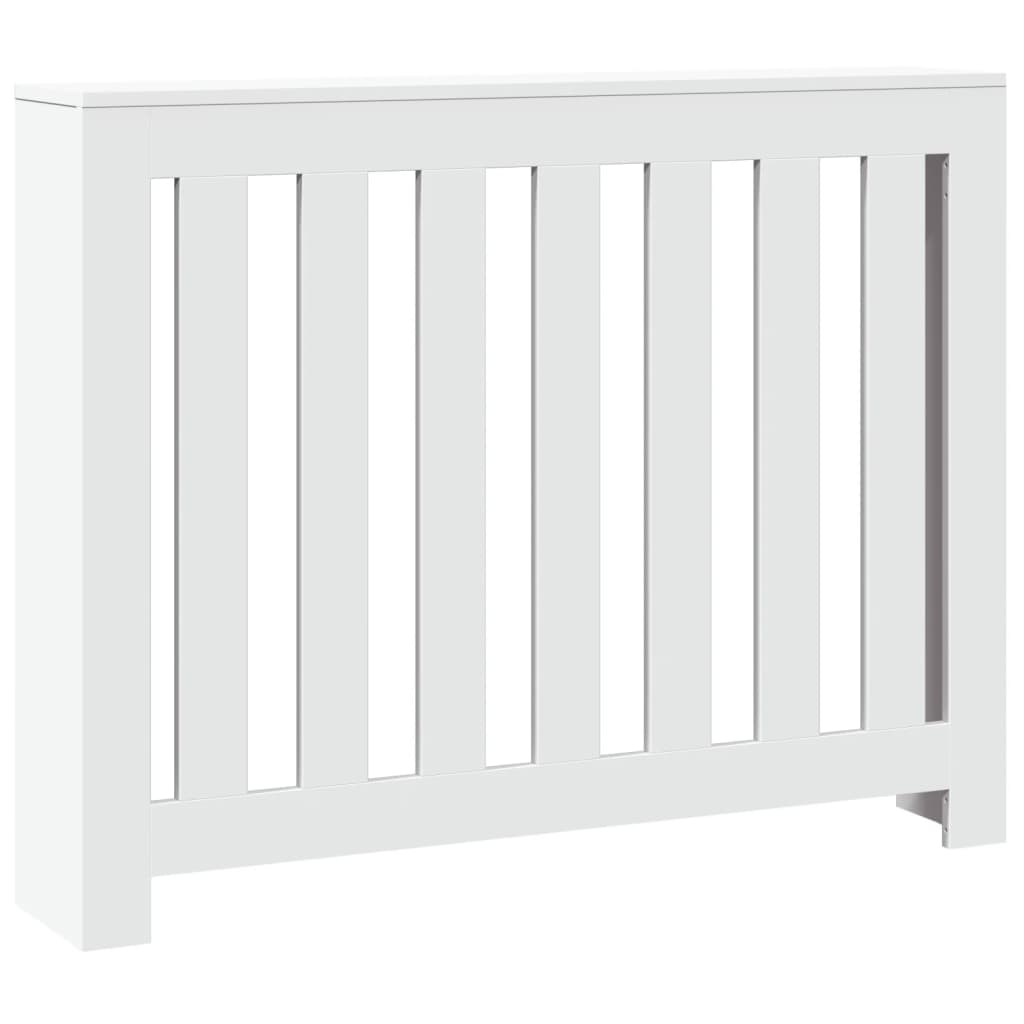 Vidaxx Heizkörperverkleidung 104x20x82 cm Holzwerkstoff weiß