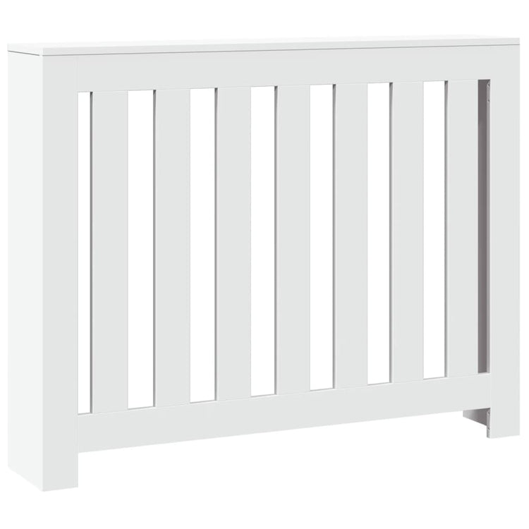 Vidaxx Heizkörperverkleidung 104x20x82 cm Holzwerkstoff weiß