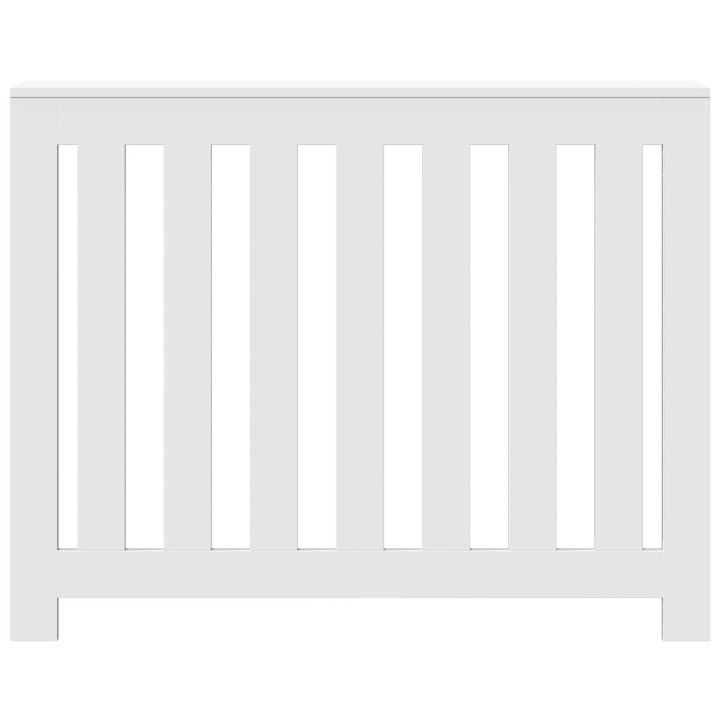 Vidaxx Heizkörperverkleidung 104x20x82 cm Holzwerkstoff weiß