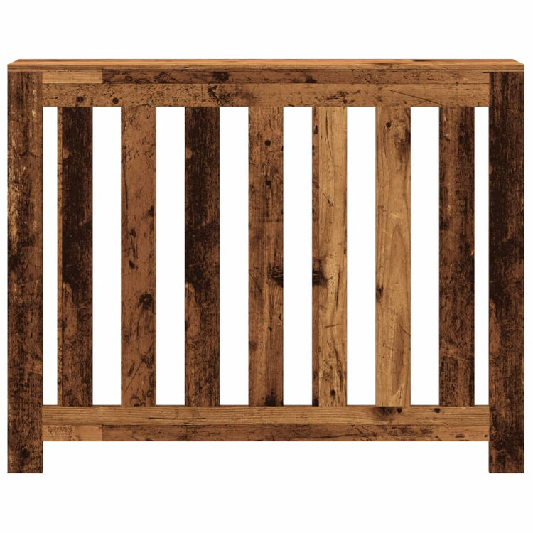 VIDAXL -Radiatorkonstruktion 104x20x82 cm verarbeitetes Holz altes Holz