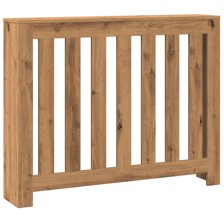 Vidaxx-Heizkörpergehäuse 104 x 20 x 82 cm, handgefertigtes Holz, handwerkliche Eichenfarbe