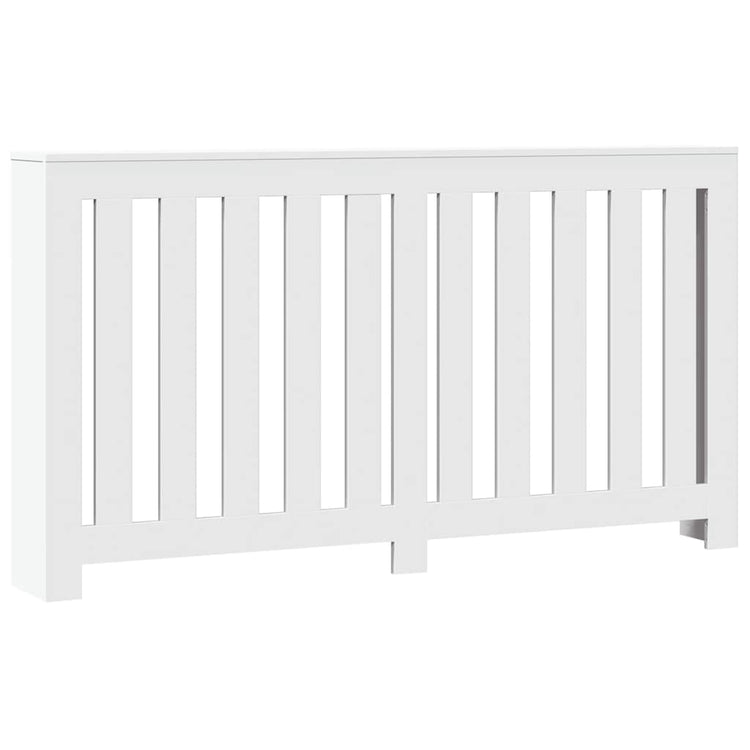VIDAXL -Radiatorkonstruktion 149x20x82 cm verarbeitetes Holz weiß