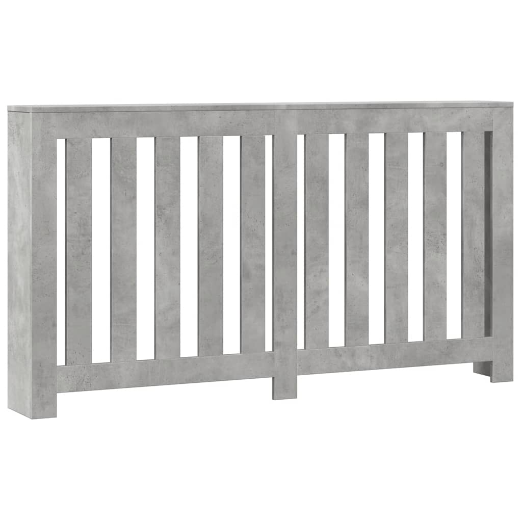 VIDAXL -Radiatorkonstruktion 149x20x82 cm verarbeitete Holzbetongrijs