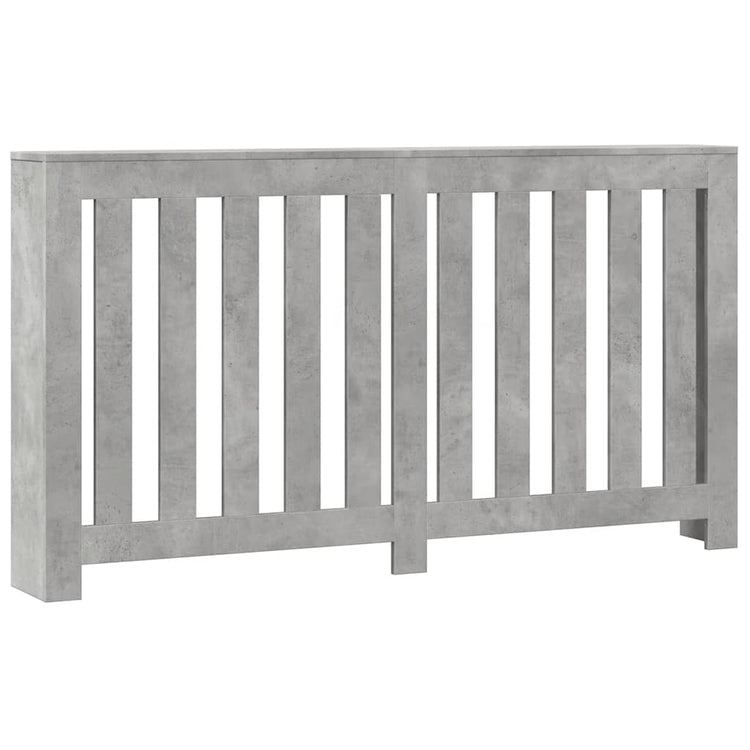 VIDAXL -Radiatorkonstruktion 149x20x82 cm verarbeitete Holzbetongrijs