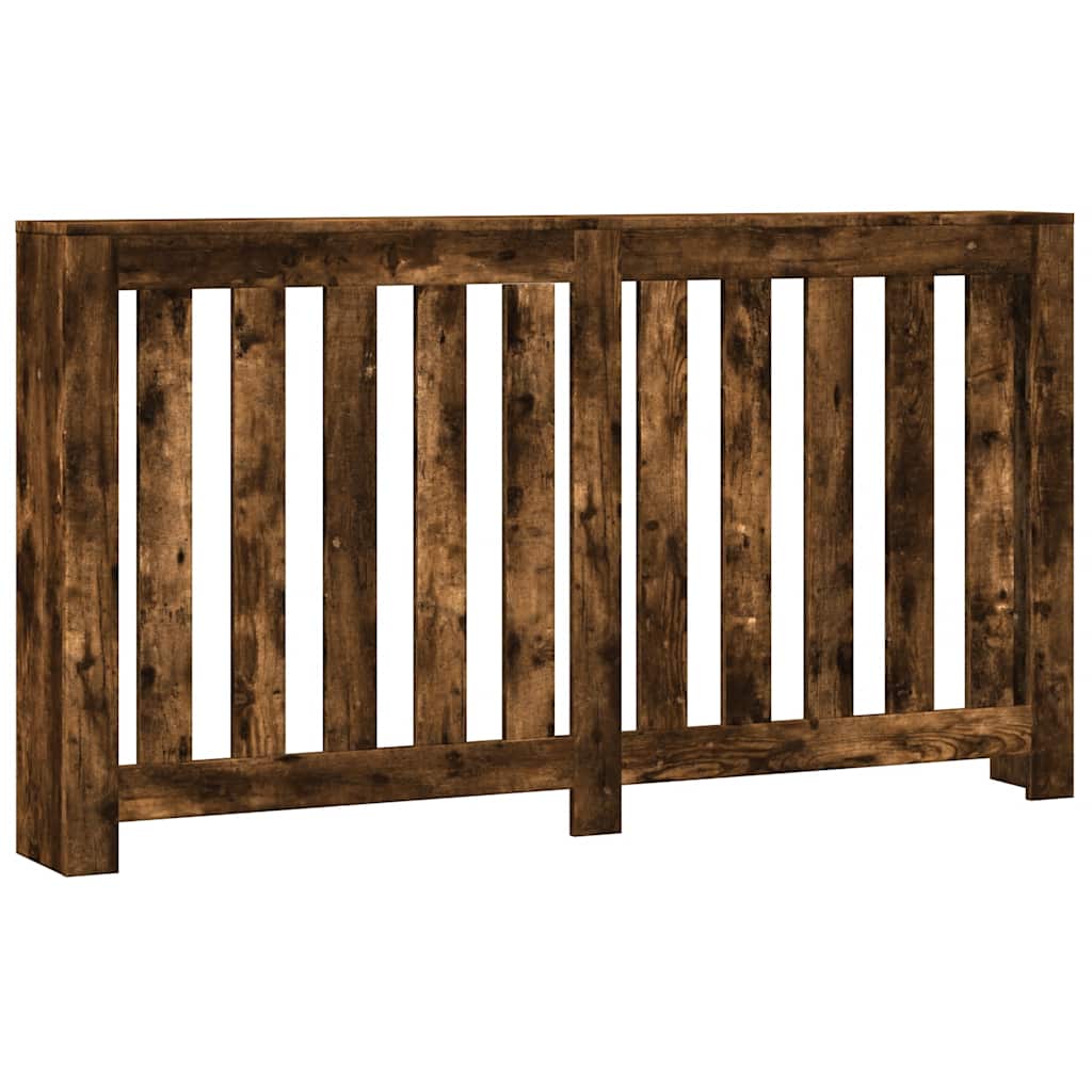 Vidaxx-Heizkörpergehäuse 149x20x82 cm, Holzwerkstoff, geräucherte Eiche