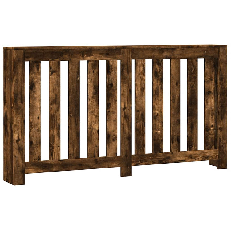 Vidaxx-Heizkörpergehäuse 149x20x82 cm, Holzwerkstoff, geräucherte Eiche