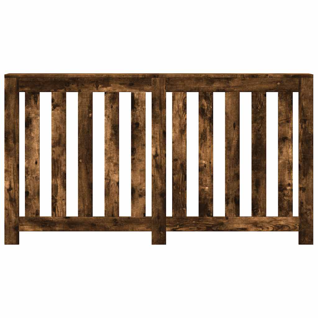 Vidaxx-Heizkörpergehäuse 149x20x82 cm, Holzwerkstoff, geräucherte Eiche