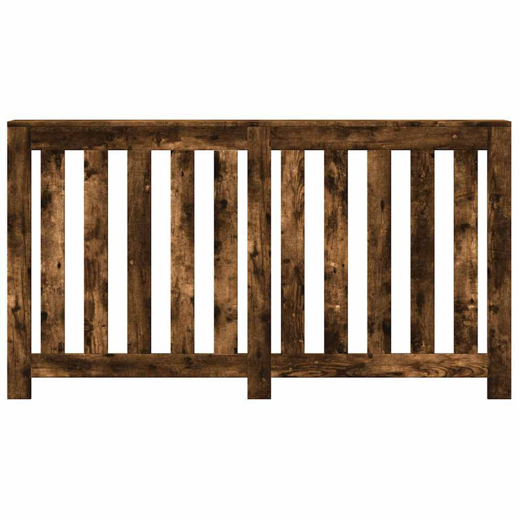 Vidaxx-Heizkörpergehäuse 149x20x82 cm, Holzwerkstoff, geräucherte Eiche