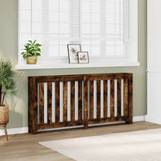 VIDAXL -Radiatorkonstruktion 175x20x82 cm verarbeiteter Holzgeräuchchen -Eiche gefärbt - afbeelding 1