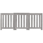 VIDAXL -Radiatorkonstruktion 205x21.5x83.5 cm verarbeiteter Holzgrau Sonoma -Eiche - afbeelding 3