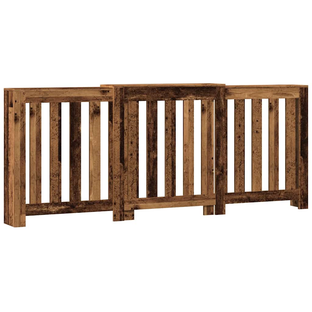 VIDAXL -Radiatorkonstruktion 205x21.5x83.5 cm verarbeitetes Holz Altholz Holz