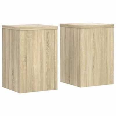 VIDAXL -Pflanzenstandards 2 ST 20x20x30 cm verarbeitetes Holz Sonoma Eiche