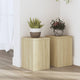 VIDAXL -Pflanzenstandards 2 ST 20x20x30 cm verarbeitetes Holz Sonoma Eiche