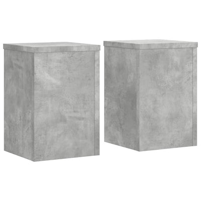 VIDAXL -Anlagenstandards 2 ST 20x20x30 cm verarbeitete Holzbetongrijs