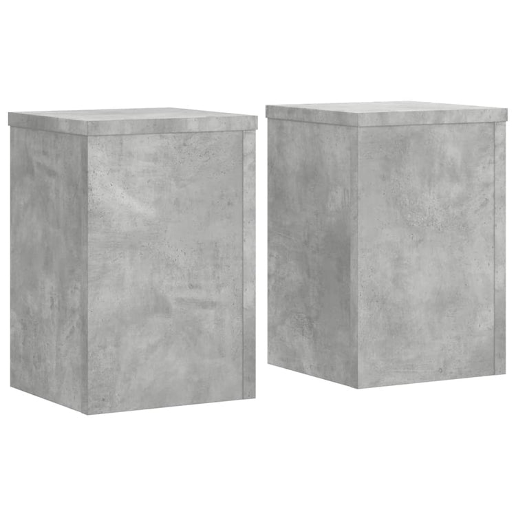 VIDAXL -Anlagenstandards 2 ST 20x20x30 cm verarbeitete Holzbetongrijs