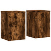 VIDAXL -Pflanzenstandards 2 ST 20x20x30 cm Propertiertes Holzgeräuchchen -Eiche