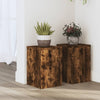 VIDAXL -Pflanzenstandards 2 ST 20x20x30 cm Propertiertes Holzgeräuchchen -Eiche