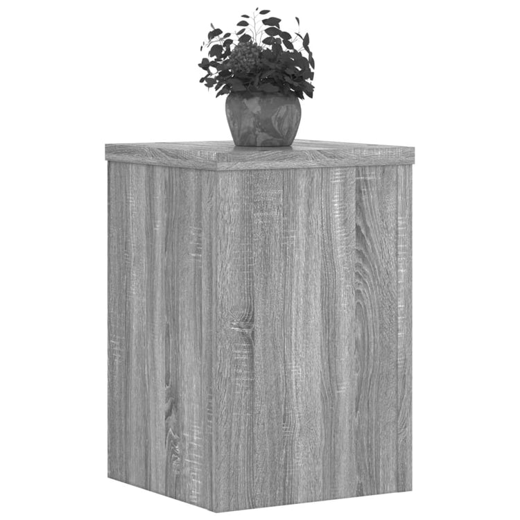 VIDAXL -Pflanzenstandards 2 ST 20x20x30 cm verarbeitetes Holzgrau Sonoma