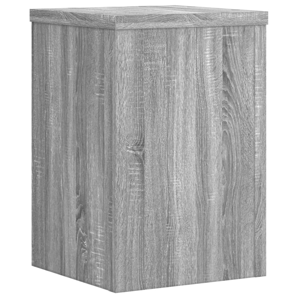 VIDAXL -Pflanzenstandards 2 ST 20x20x30 cm verarbeitetes Holzgrau Sonoma