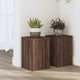 VIDAXL -Pflanzenstandards 2 ST 20x20x30 cm verarbeitete Holzbraune Eiche