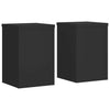 VIDAXL -Pflanzenstandards 2 ST 25x25x35 cm verarbeitetes Holz schwarz