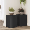 VIDAXL -Pflanzenstandards 2 ST 25x25x35 cm verarbeitetes Holz schwarz