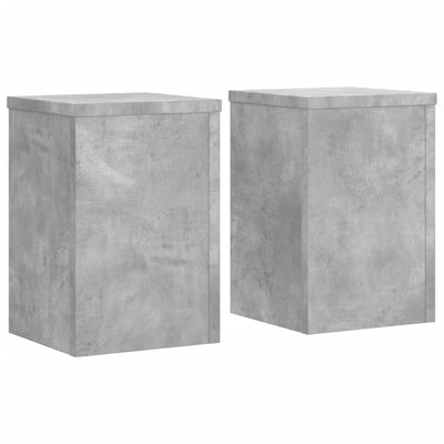 VIDAXL -Pflanzständer 2 ST 25x25x35 cm verarbeitete Holzbetonglijs