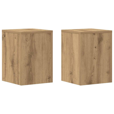 Vidaxx Pflanzenständer 2 Stück 25x25x35 cm Holz handwerkliche Eiche