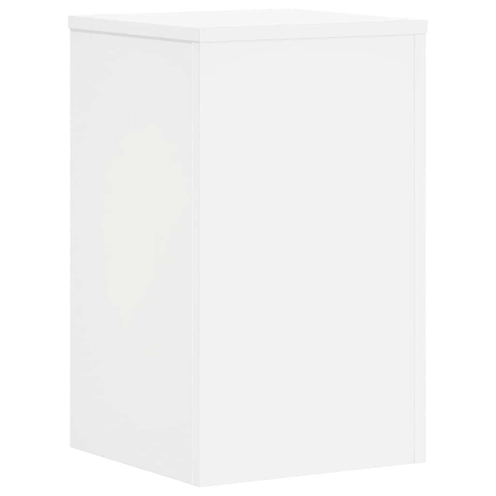 VIDAXL -Pflanzenstandards 2 ST 30x30x50 cm verarbeitetes Holz weiß