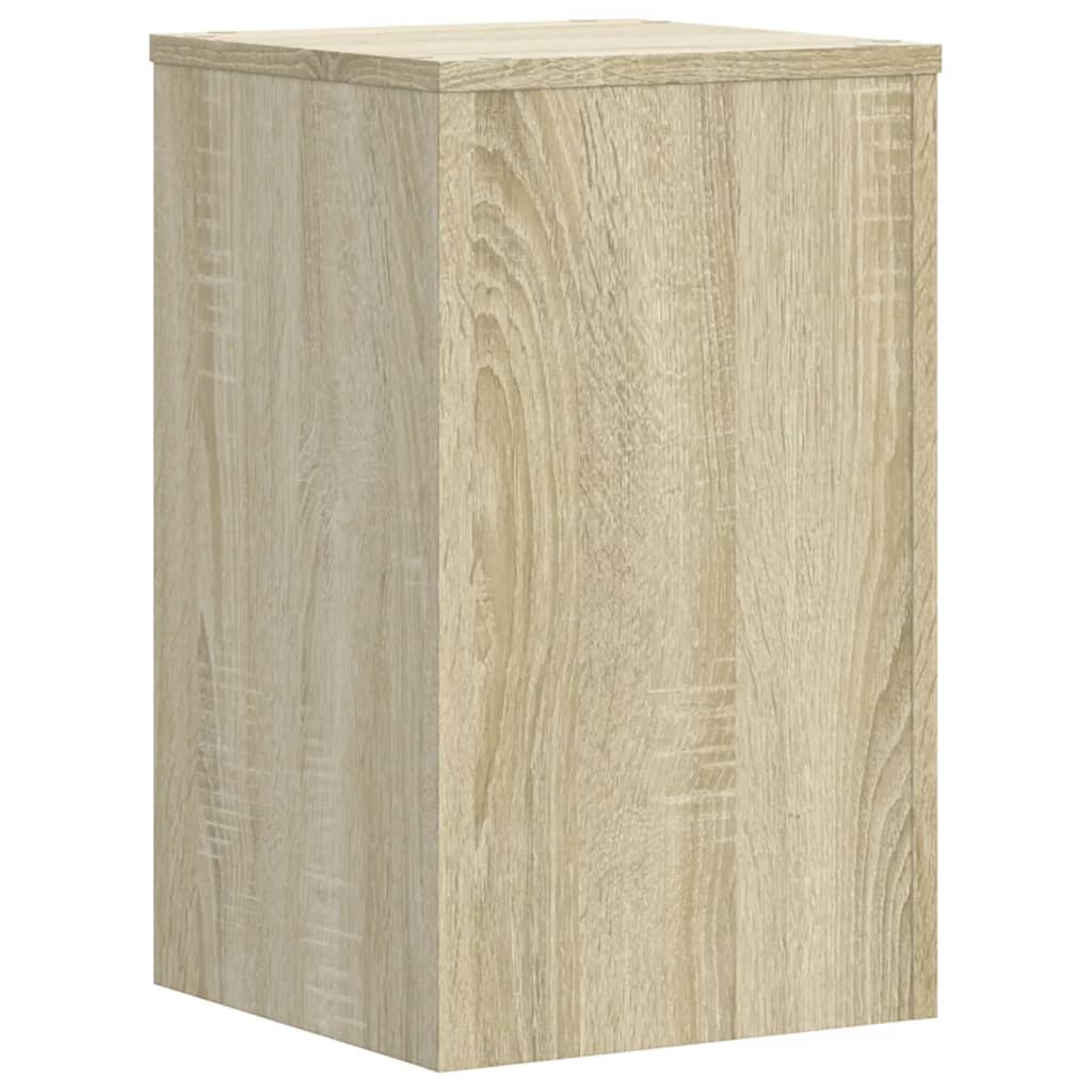 VIDAXL -Pflanzenstandards 2 ST 30x30x50 cm verarbeitetes Holz Sonoma Eiche