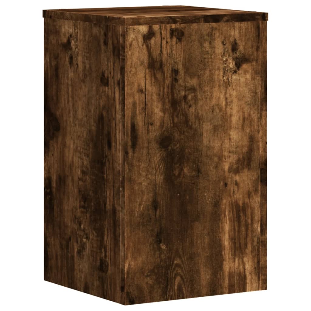 VIDAXL -Pflanzenstandards 2 ST 30x30x50 cm Propertiertes Holzgeräuchchen -Eiche