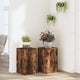 VIDAXL -Pflanzenstandards 2 ST 30x30x50 cm Propertiertes Holzgeräuchchen -Eiche