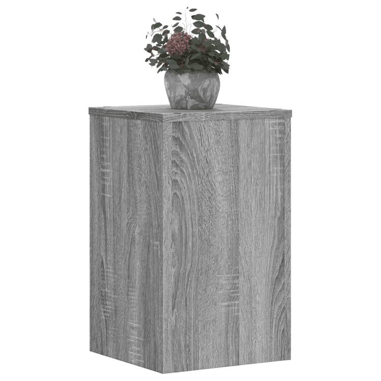 VIDAXL -Anlagenstandards 2 PCs 30x30x50 cm verarbeitetes Holzgrau Sonoma