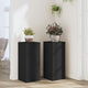 VIDAXL -Pflanzenstandards 2 ST 30x30x70 cm verarbeitetes Holz schwarz