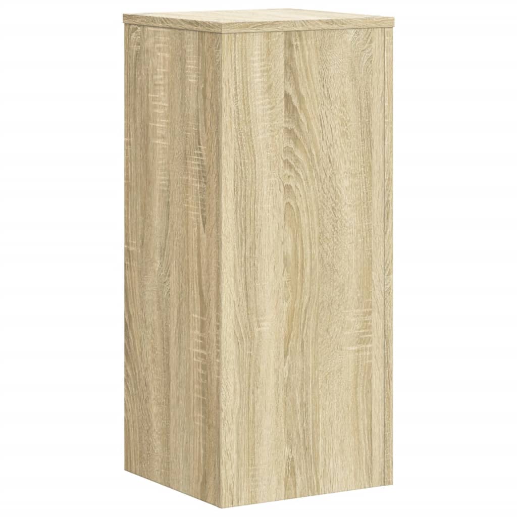 VIDAXL -Anlagenstandards 2 PCs 30x30x70 cm verarbeitetes Holz Sonoma Eiche