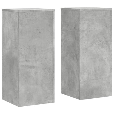 VIDAXL -Anlagenstandards 2 PCs 30x30x70 cm verarbeiteter Holzbetonglijs
