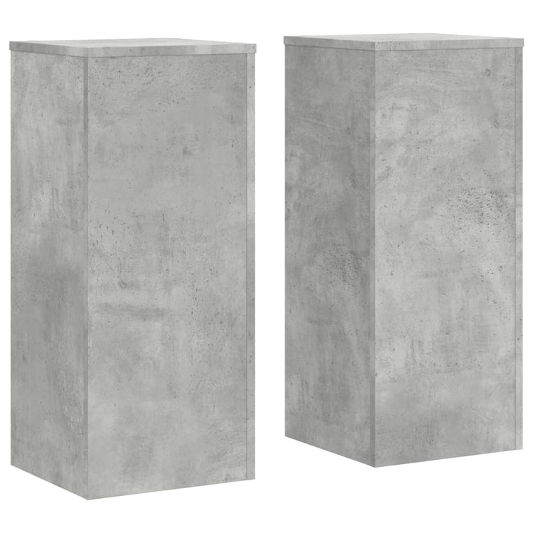 VIDAXL -Anlagenstandards 2 PCs 30x30x70 cm verarbeiteter Holzbetonglijs