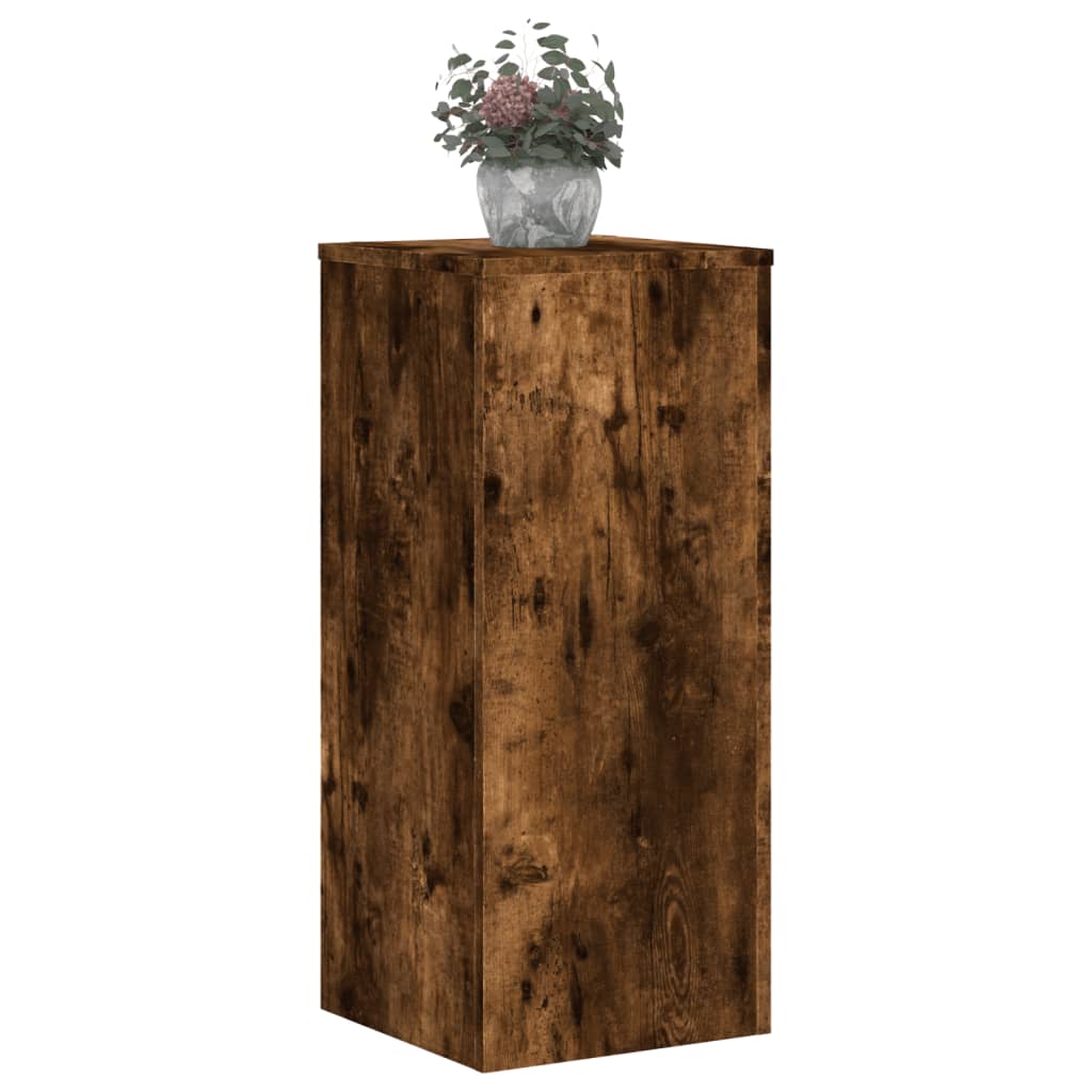 VIDAXL -Anlagenstandards 2 PCs 30x30x70 cm propertiertes Holzgeräuchchen -Eiche