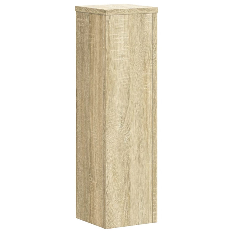 VIDAXL -Pflanzenstandards 2 PCs 17x17x60 cm verarbeiteter Holz Sonoma Oak