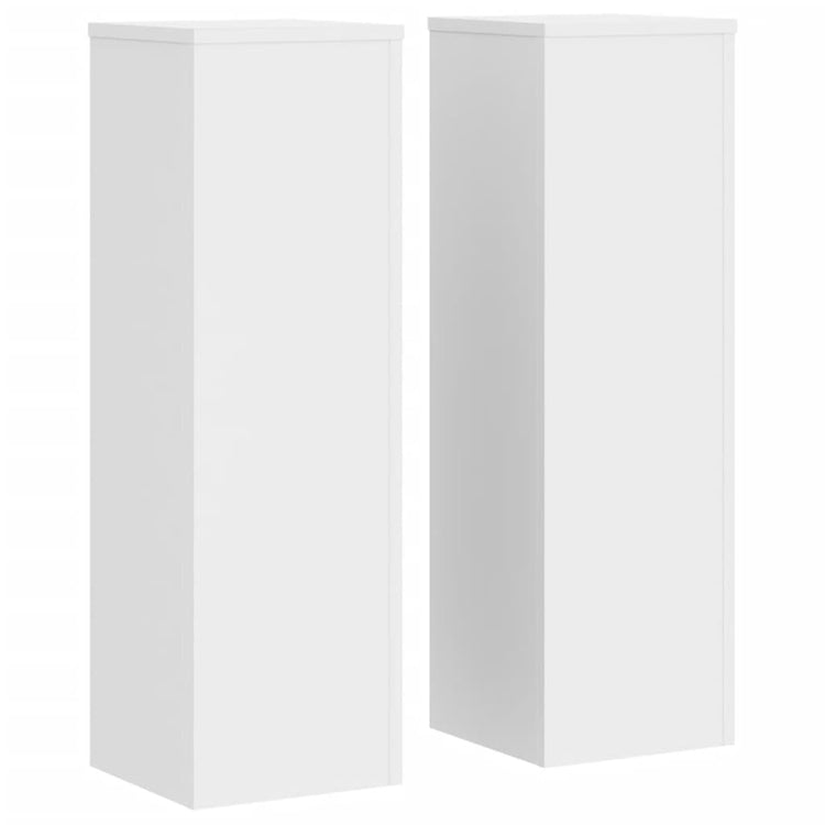 Vidaxx Pflanzenständer 2 Stück 25x25x80 cm Holzwerkstoff weiß