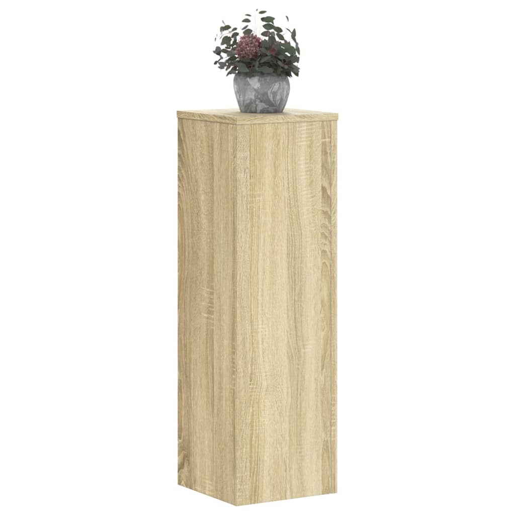 VIDAXL -Pflanzenstandards 2 ST 25x25x80 cm verarbeitetes Holz Sonoma Oak