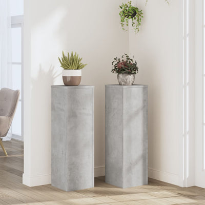 VIDAXL -Pflanzenstandards 2 ST 25x25x80 cm verarbeiteter Holzbetonpreis
